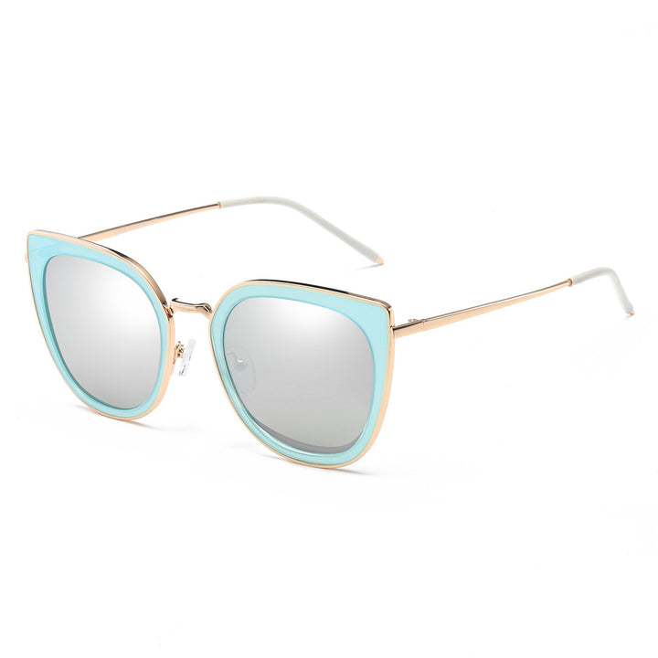 SASKIA | Women Polarized Cat Eye Fashion Rim Sunglasses
