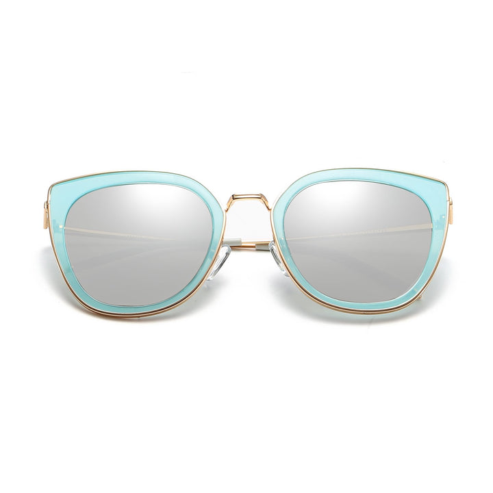 SASKIA | Women Polarized Cat Eye Fashion Rim Sunglasses