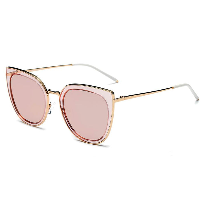 SASKIA | Women Polarized Cat Eye Fashion Rim Sunglasses