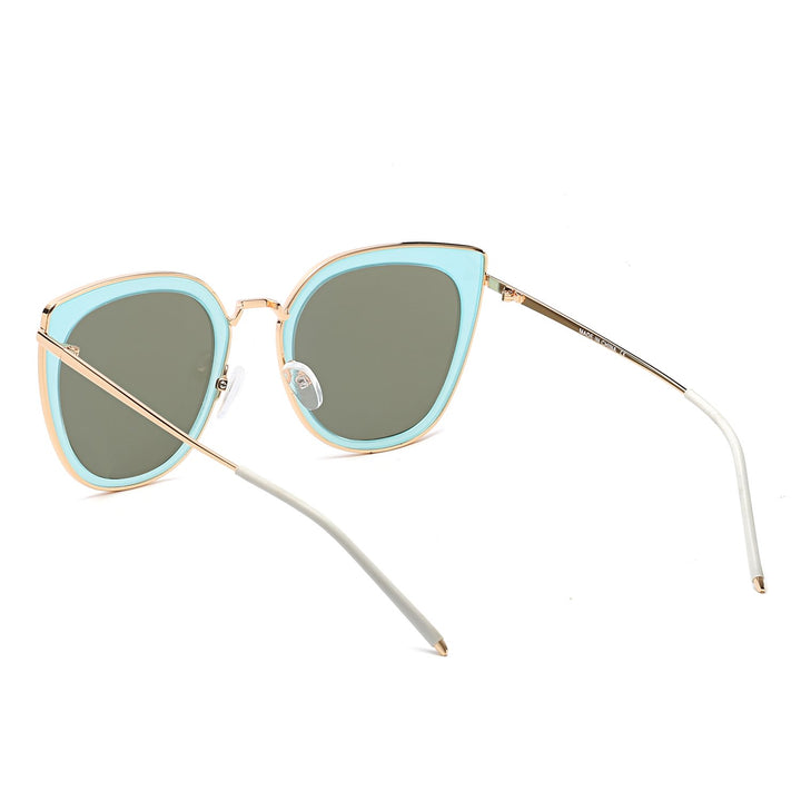 SASKIA | Women Polarized Cat Eye Fashion Rim Sunglasses