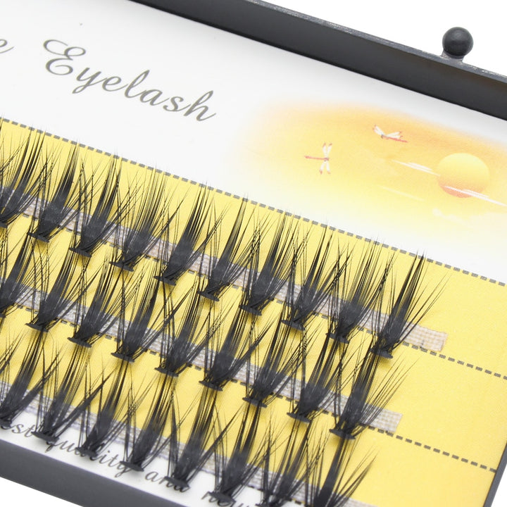 Luxury 3D Russian Volume Cluster Faux Mink Eyelash Extensions, 20D/30D/40D - Natural Long Individual Lashes