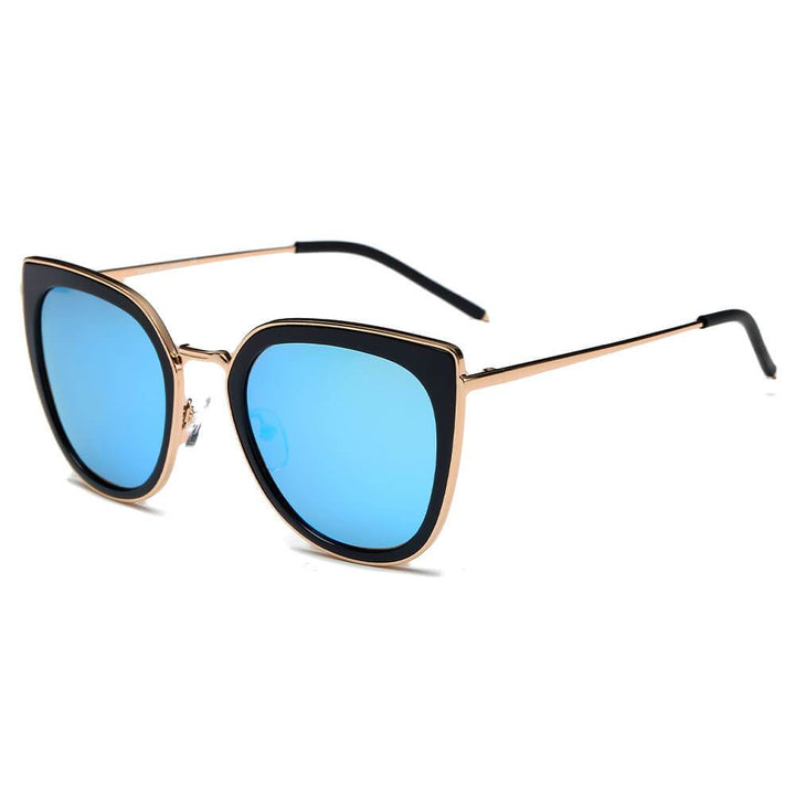 SASKIA | Women Polarized Cat Eye Fashion Rim Sunglasses