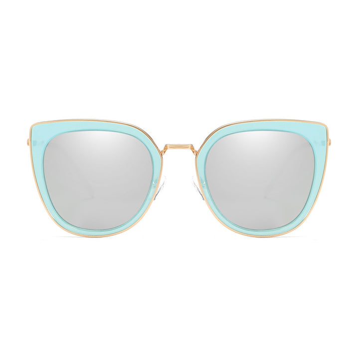 SASKIA | Women Polarized Cat Eye Fashion Rim Sunglasses