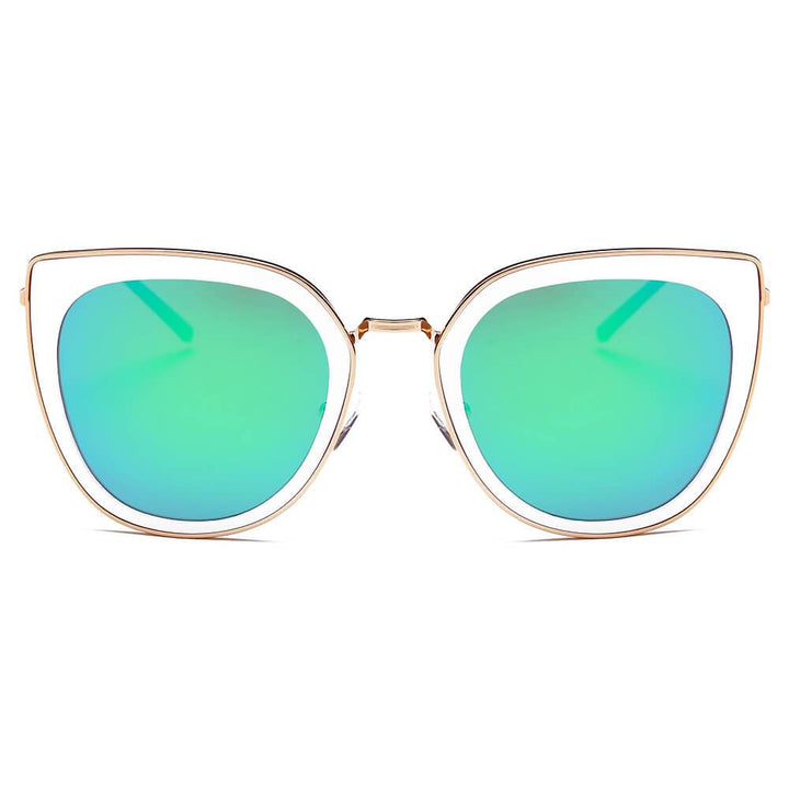 SASKIA | Women Polarized Cat Eye Fashion Rim Sunglasses