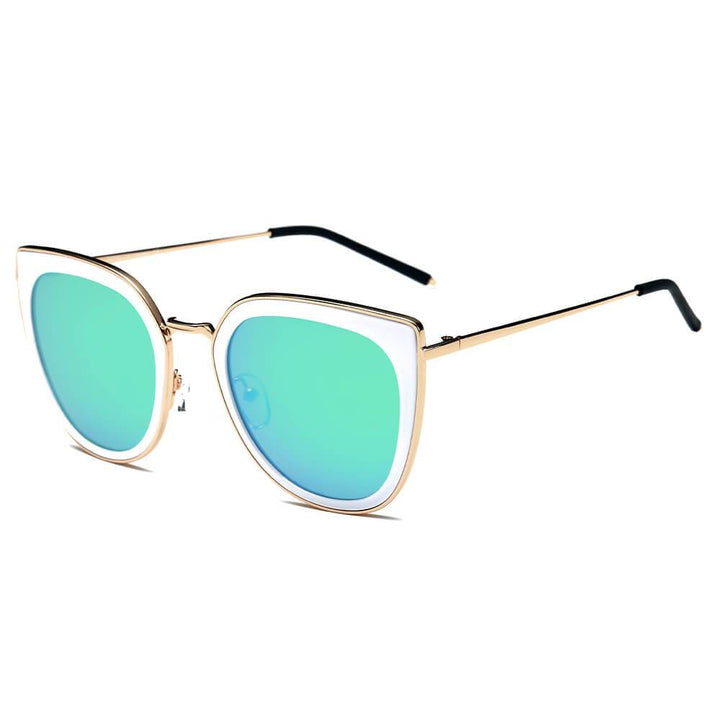 SASKIA | Women Polarized Cat Eye Fashion Rim Sunglasses
