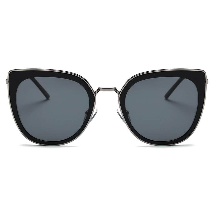 SASKIA | Women Polarized Cat Eye Fashion Rim Sunglasses