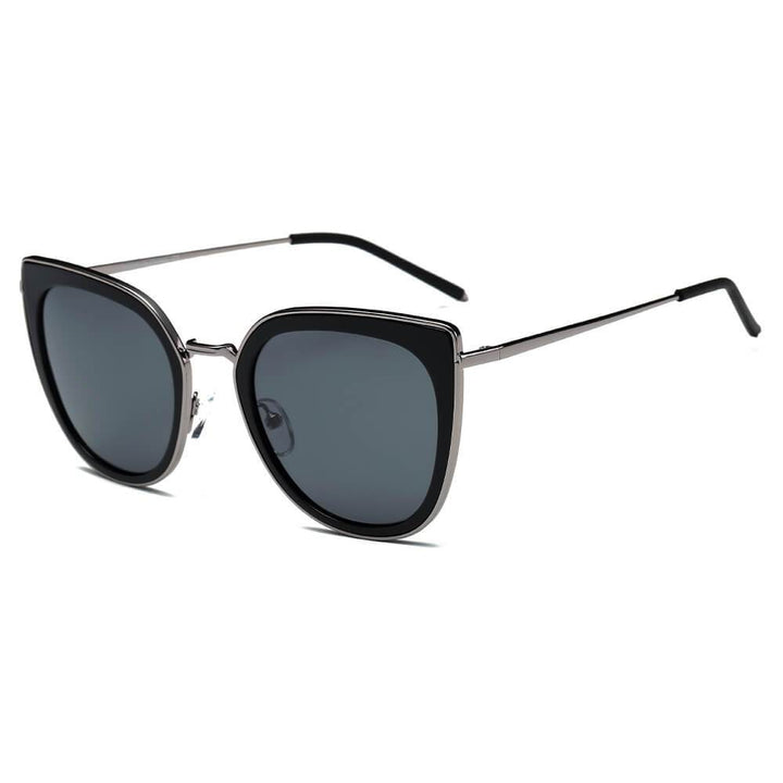 SASKIA | Women Polarized Cat Eye Fashion Rim Sunglasses