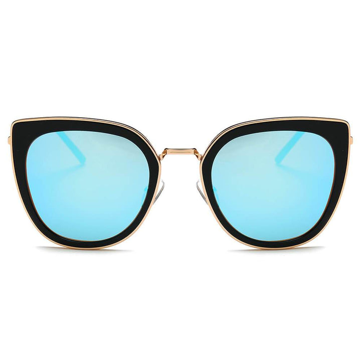 SASKIA | Women Polarized Cat Eye Fashion Rim Sunglasses
