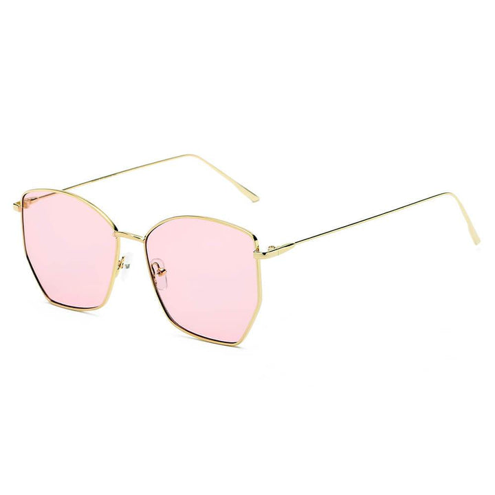 CARDIFF | Women Oversize Geometric Metal Fashion Sunglasses