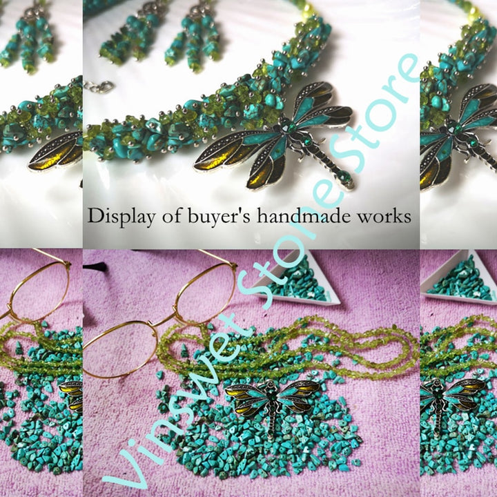 Artisan Stone Chip Beads - DIY Crafting Collection
