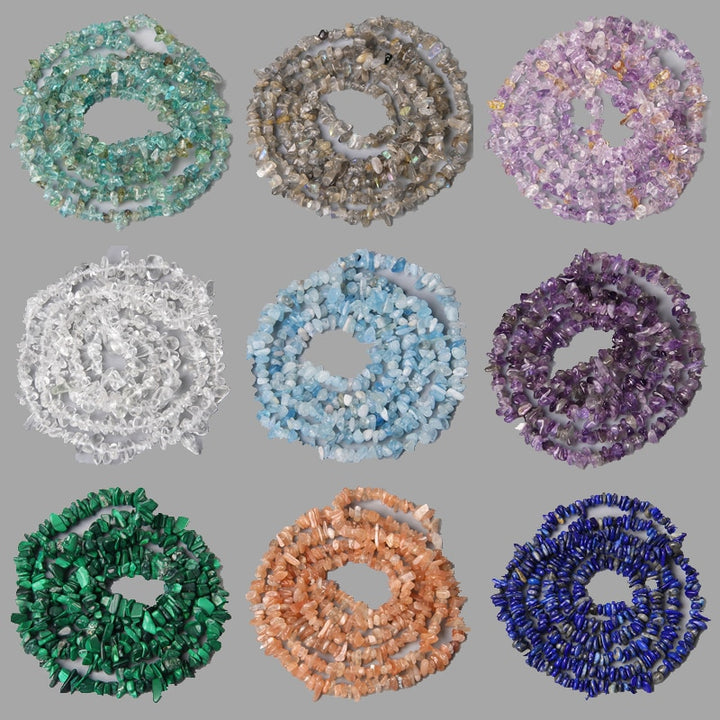 Artisan Stone Chip Beads - DIY Crafting Collection
