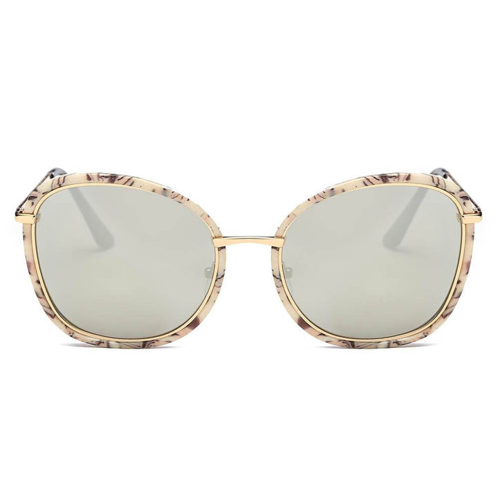 BROOKVILLE | Women Round Cat Eye Oversize Sunglasses