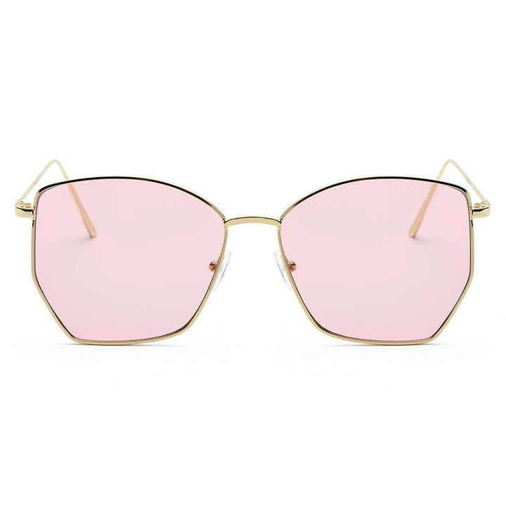 CARDIFF | Women Oversize Geometric Metal Fashion Sunglasses