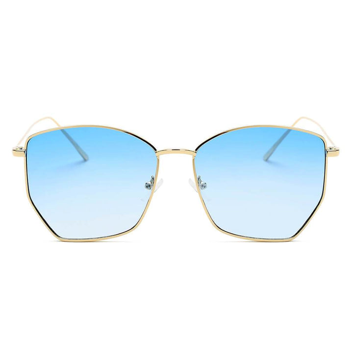 CARDIFF | Women Oversize Geometric Metal Fashion Sunglasses